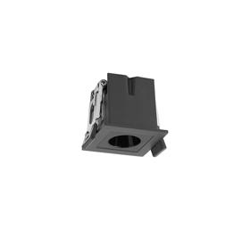 M9127  Blau Linear Recessed Spotlight 1 Light, 3W LED, 3000K, 165lm, Cut Out: L:40mm x W:40mm, Black, Driver Included